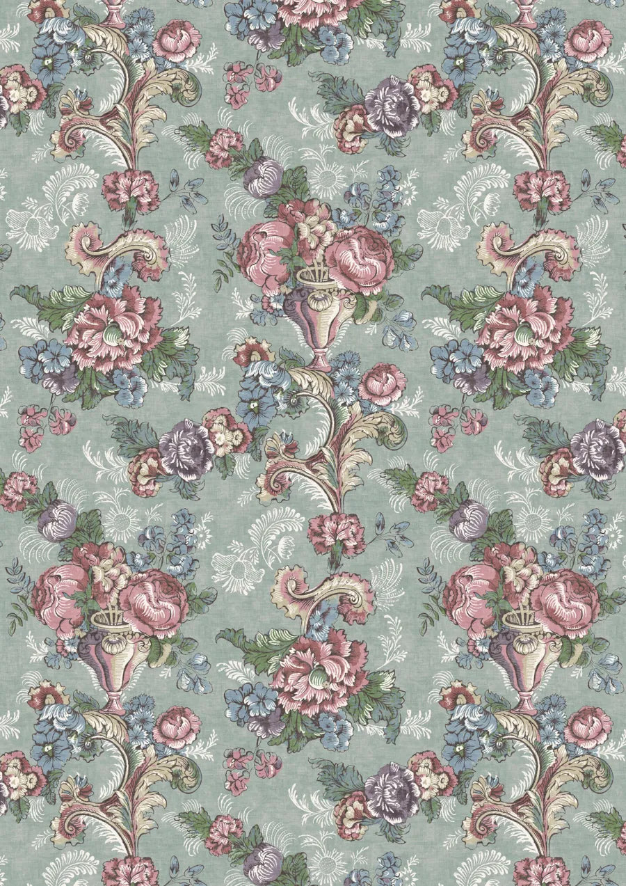 Lewis & Wood Georgia Document Made to Measure Curtains – full width
