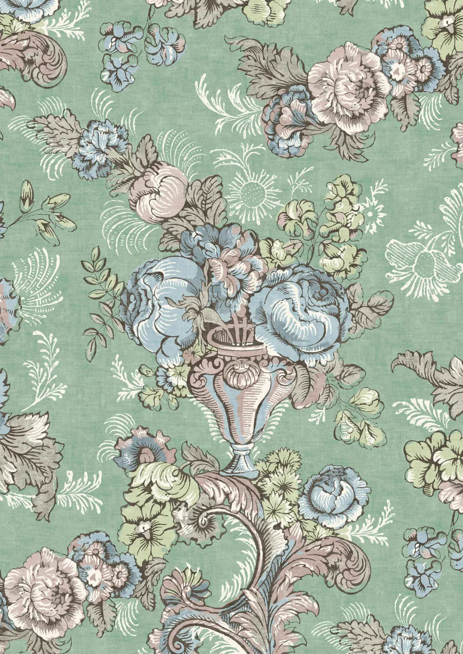 Lewis & Wood Georgia Flora Made to Measure Curtains – close-up