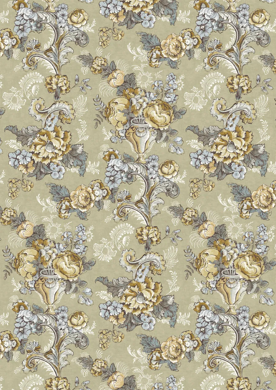 Lewis & Wood Georgia Gold Slate Made to Measure Roman Blinds – full width