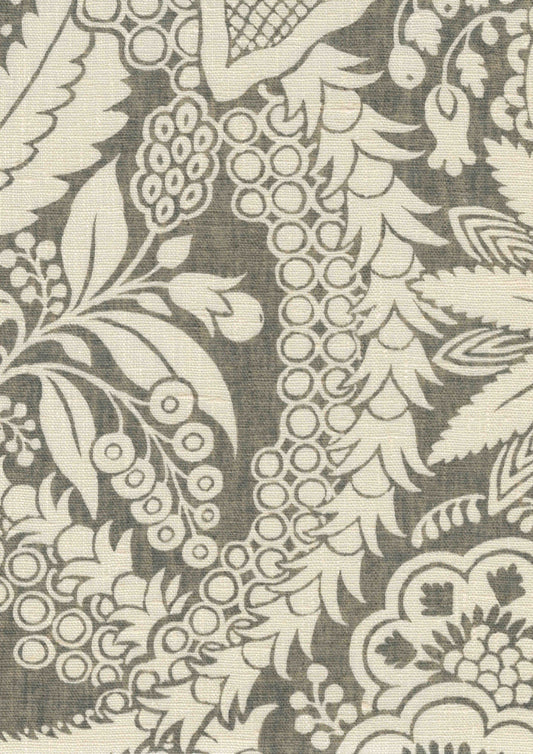 Lewis & Wood Hanbury Charcoal Made to Measure Roman Blinds – fabric detail