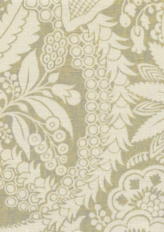 Lewis & Wood Hanbury Greengage Made to Measure Roman Blinds – fabric detail