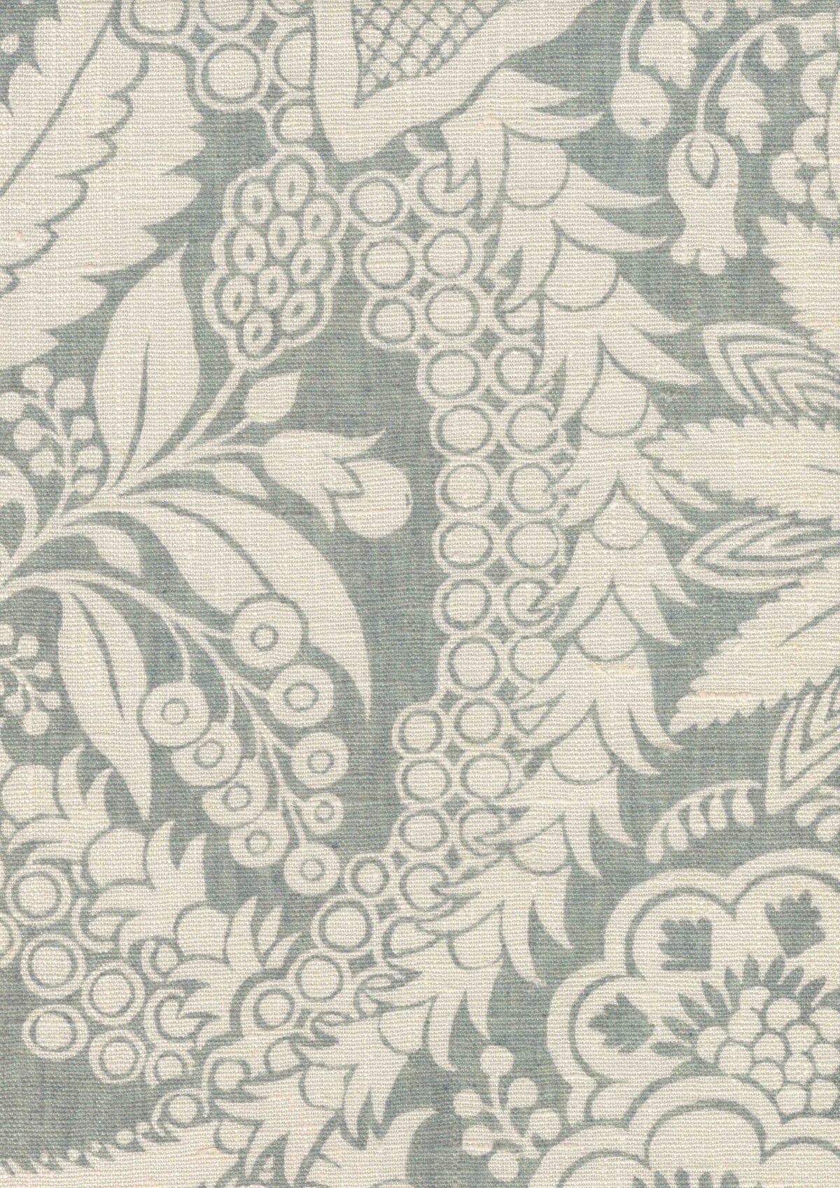 Lewis & Wood Hanbury Verdigris Made to Measure Curtains – fabric detail