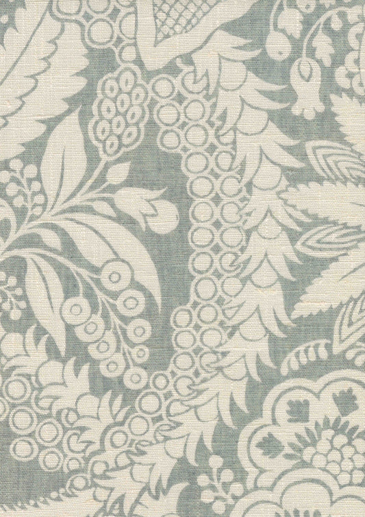 Lewis & Wood Hanbury Verdigris Made to Measure Roman Blinds – fabric detail