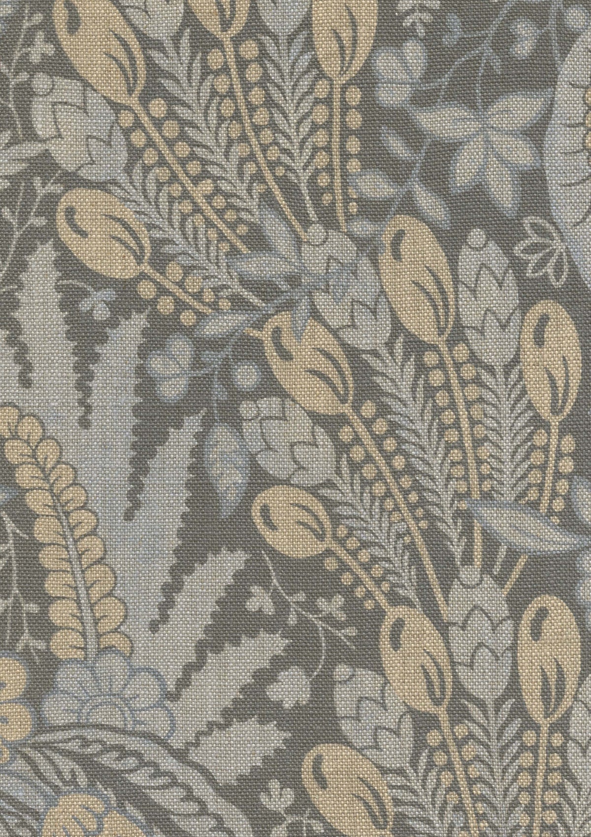 Lewis & Wood Hawskmoor Christ Church Made to Measure Roman Blinds – fabric detail