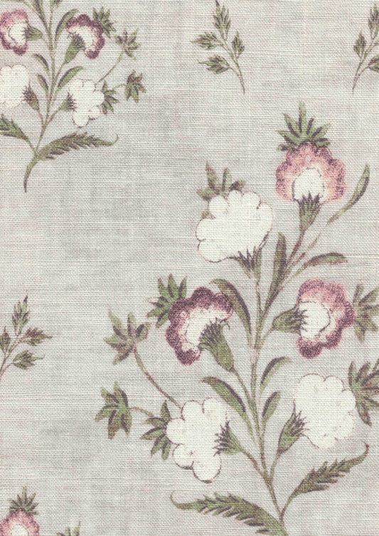 Lewis & Wood Hindi Rose Anemone Made to Measure Roman Blinds – fabric detail
