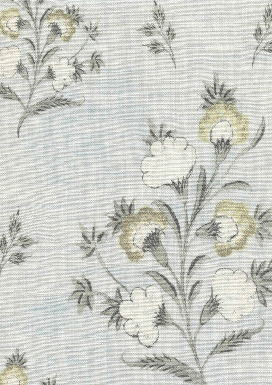 Lewis & Wood Hindi Rose Mimosa Made to Measure Roman Blinds – fabric detail