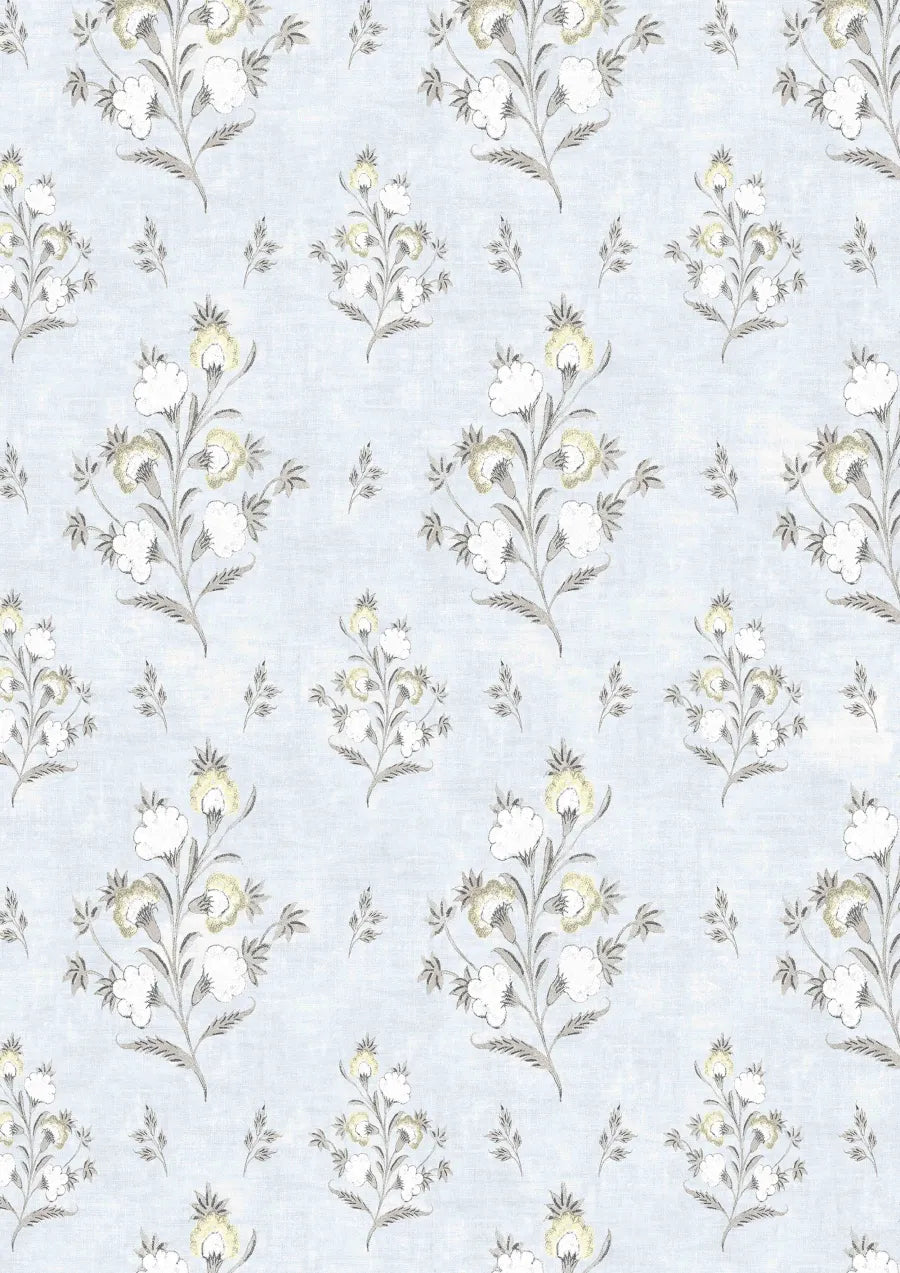 Lewis & Wood Hindi Rose Mimosa Made to Measure Curtains – close-up