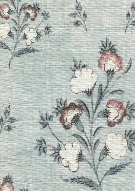 Lewis & Wood Hindi Rose Persian Made to Measure Roman Blinds – fabric detail