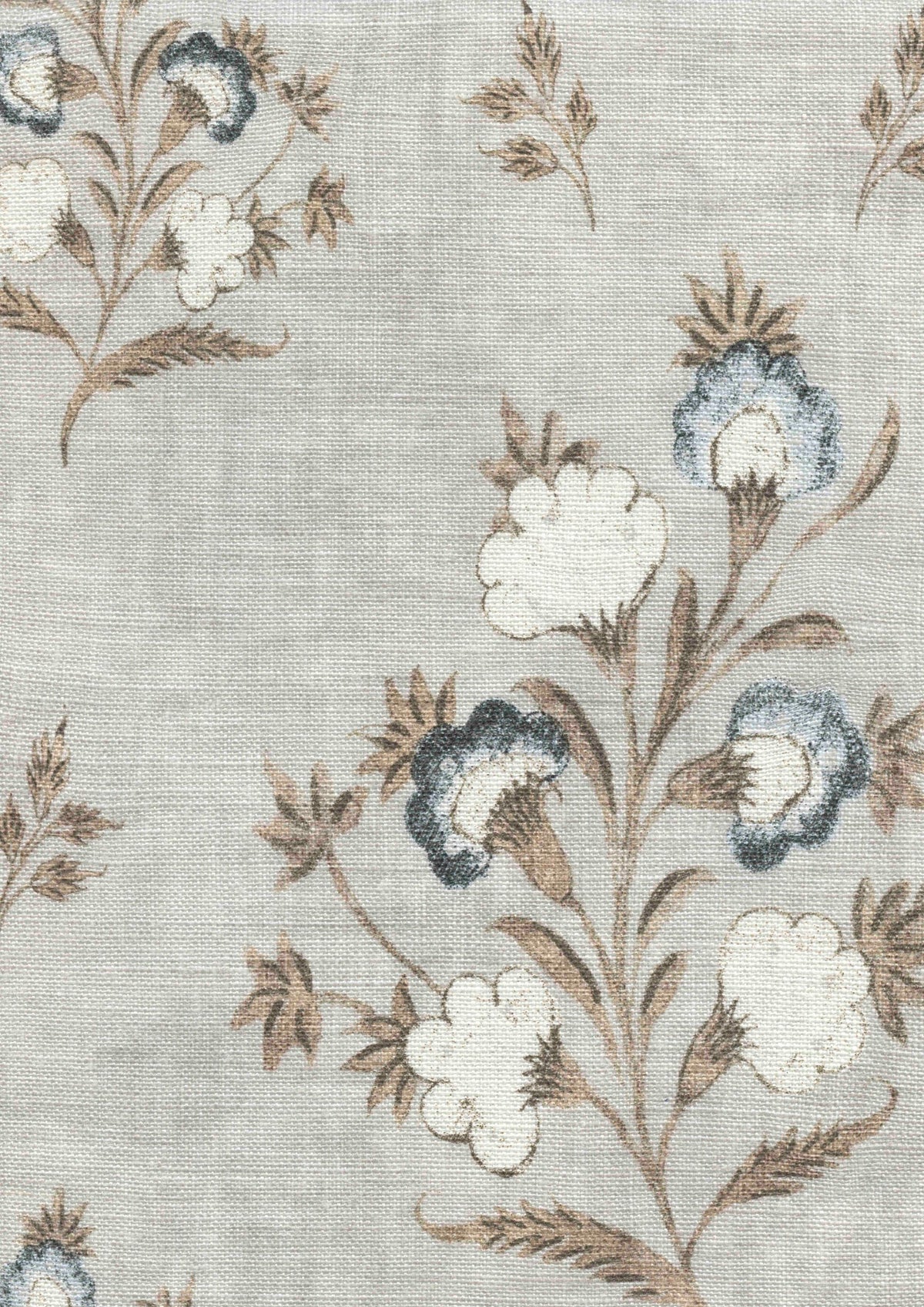 Lewis & Wood Hindi Rose Sandalwood Made to Measure Roman Blinds – fabric detail