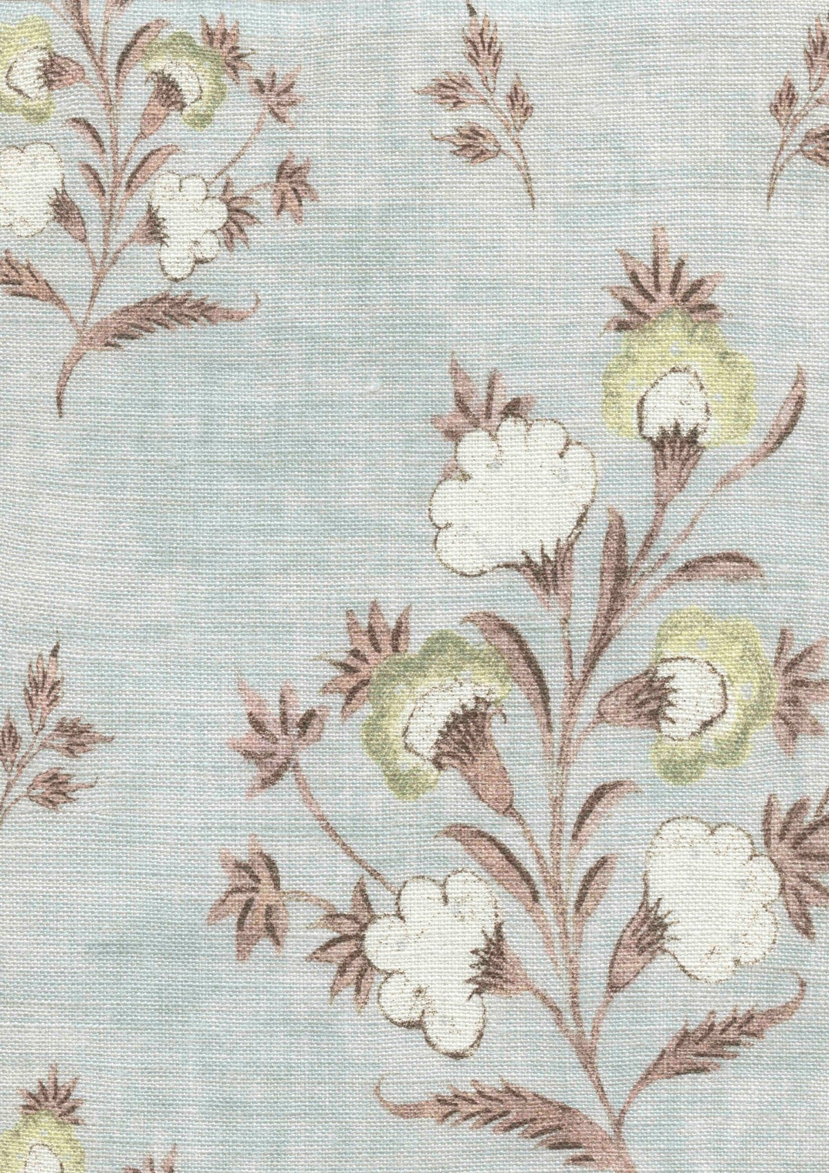 Lewis & Wood Hindi Rose Sherbet Made to Measure Roman Blinds – fabric detail
