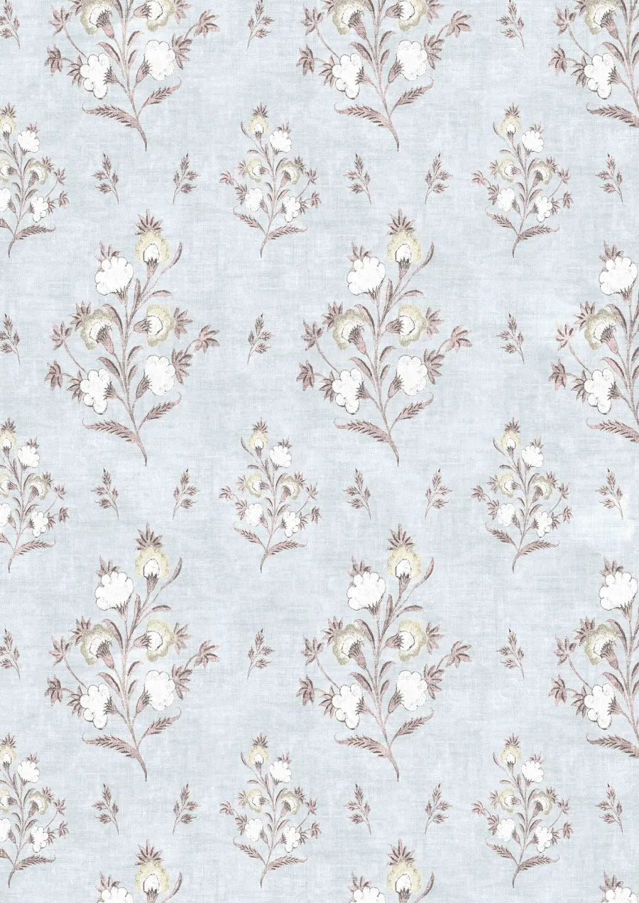 Lewis & Wood Hindi Rose Sherbet Made to Measure Roman Blinds – close-up