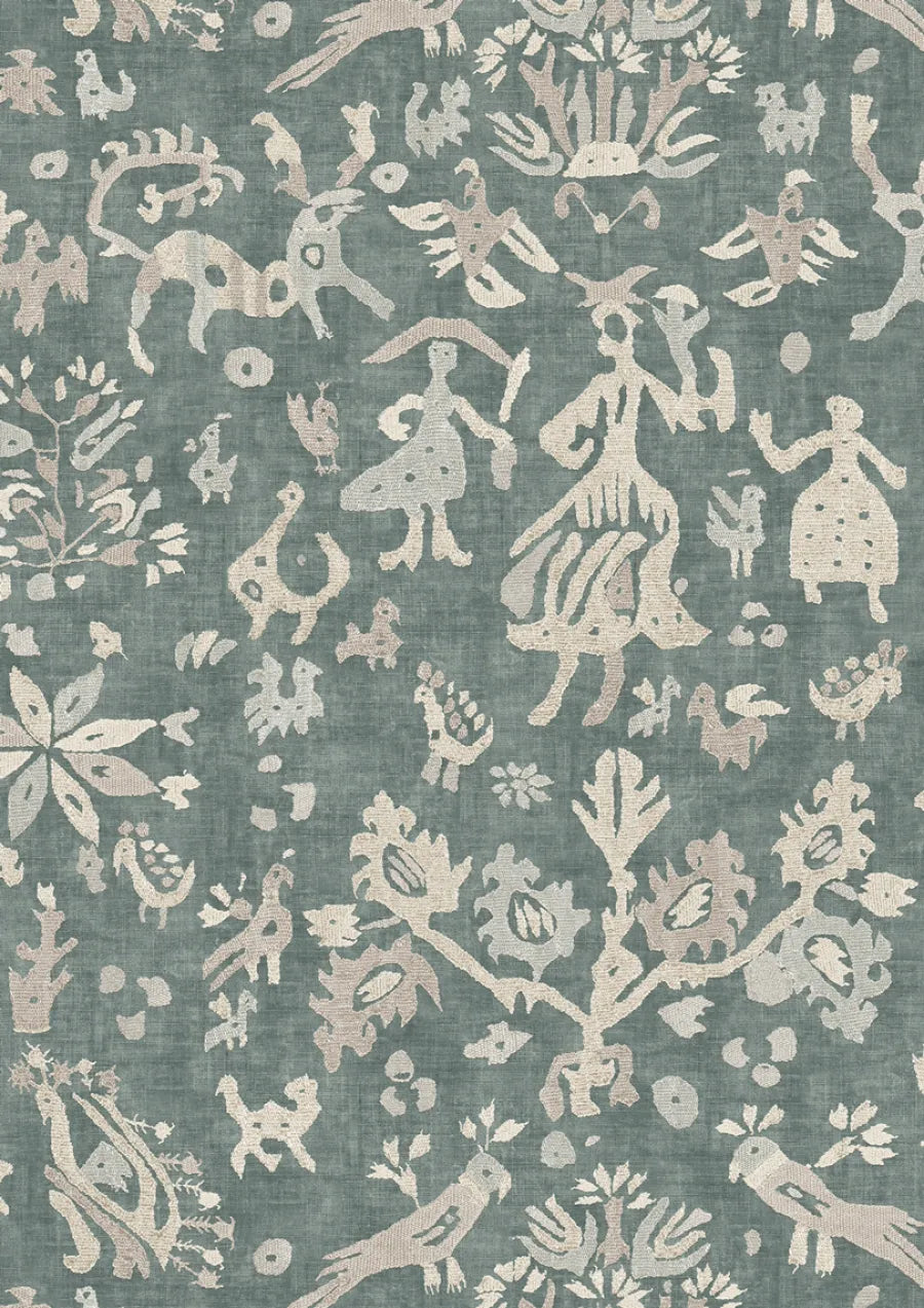 Lewis & Wood Iliad Atlantis Made to Measure Curtains – close-up