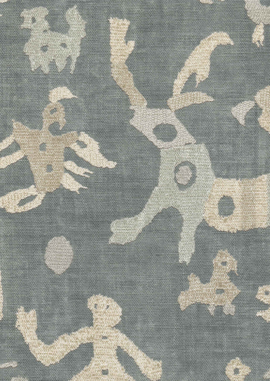 Lewis & Wood Iliad Cinders Made to Measure Roman Blinds – fabric detail