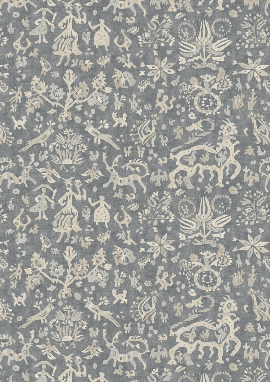 Lewis & Wood Iliad Cinders Made to Measure Roman Blinds – full width