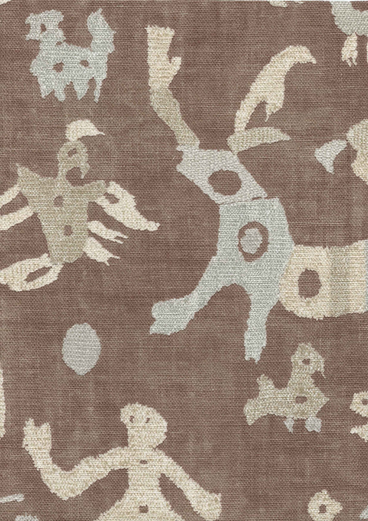 Lewis & Wood Iliad Terracotta Made to Measure Curtains – fabric detail