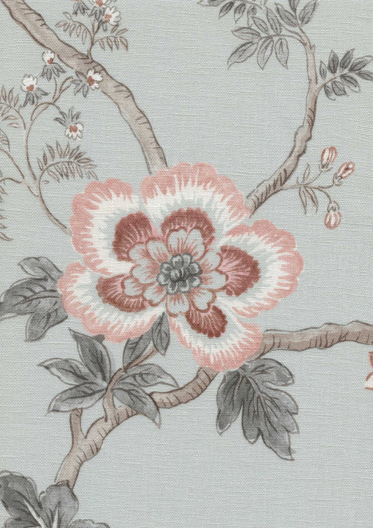 Lewis & Wood Indienne China Blue Made to Measure Roman Blinds – fabric detail