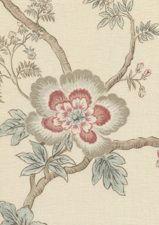 Lewis & Wood Indienne Document Made to Measure Roman Blinds – fabric detail