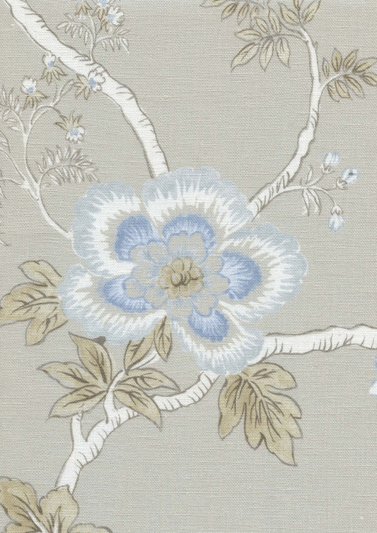 Lewis & Wood Indienne Wisteria Made to Measure Roman Blinds – fabric detail