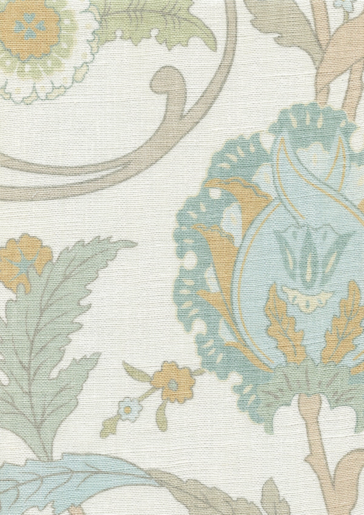Lewis & Wood Ipek Damask Ceramic Made to Measure Curtains – fabric detail