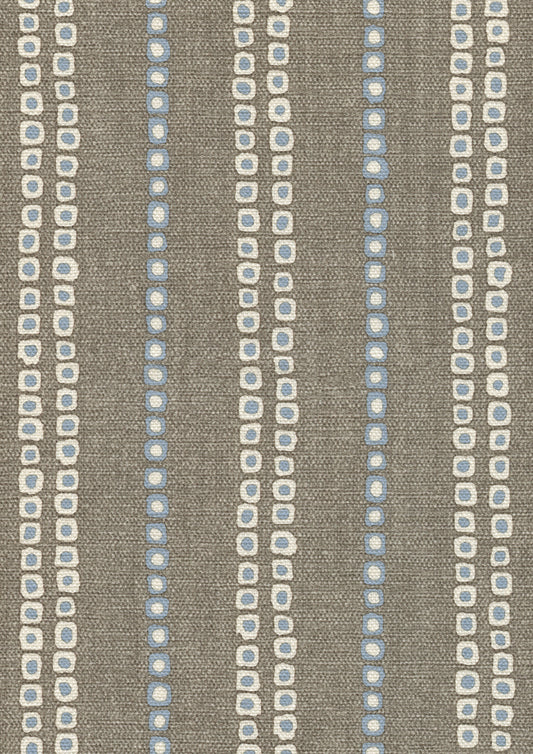 Lewis & Wood Jakarta Cocoa Sky Made to Measure Roman Blinds – fabric detail