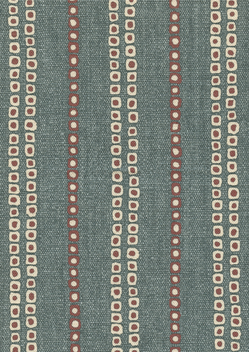 Lewis & Wood Jakarta Marmara Garnet Made to Measure Curtains – fabric detail