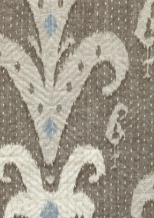 Lewis & Wood Kanthakat Cocoa Sky Made to Measure Roman Blinds – fabric detail