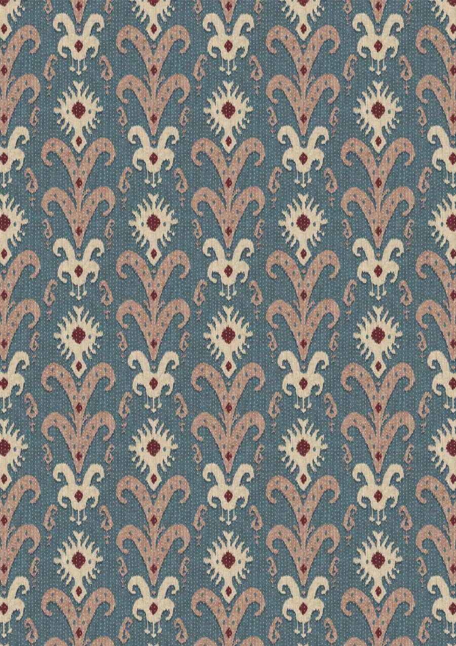 Lewis & Wood Kanthakat Marmara Garnet Made to Measure Curtains – full width
