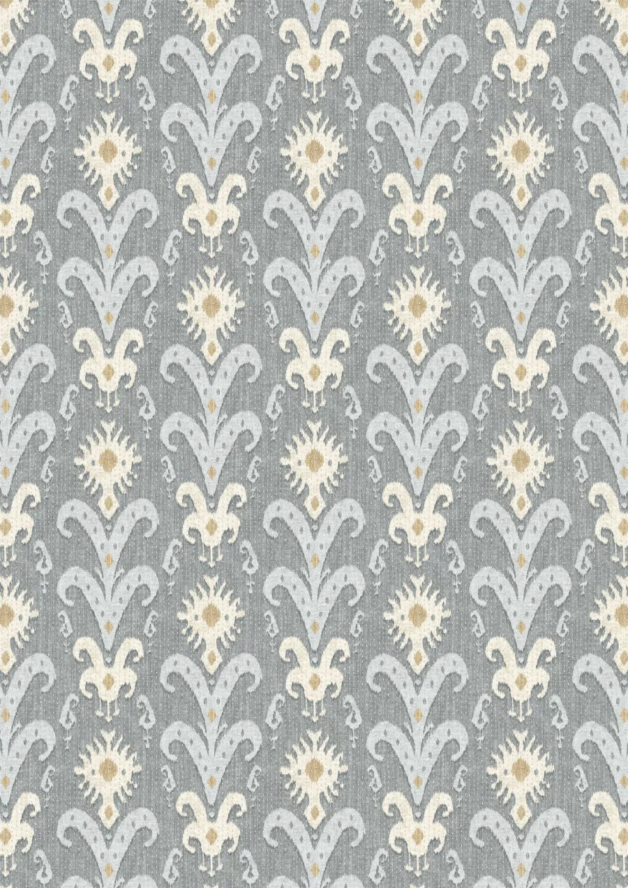 Lewis & Wood Kanthakat Smoky Buff Made to Measure Curtains – full width