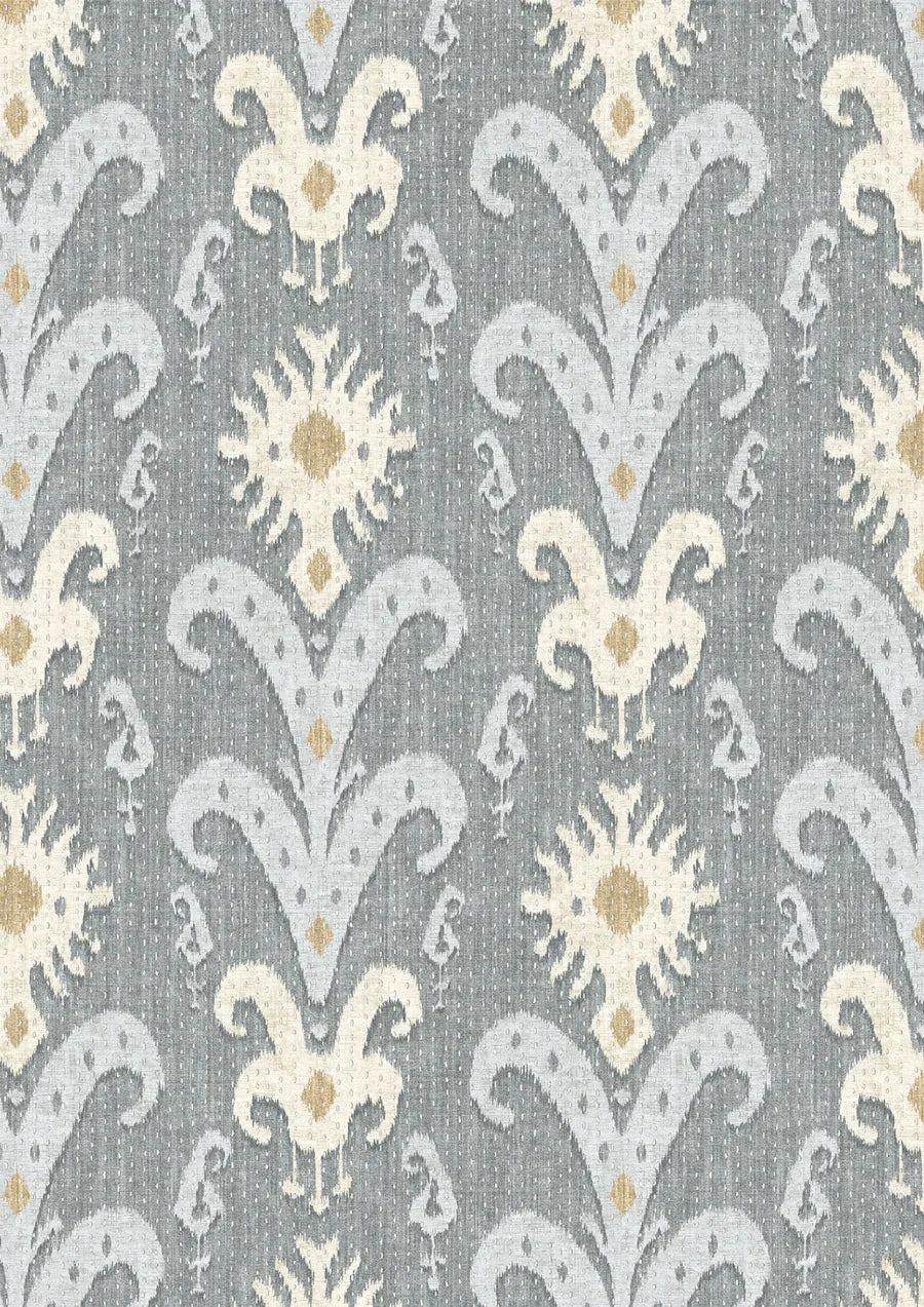 Lewis & Wood Kanthakat Smoky Buff Made to Measure Roman Blinds – close-up