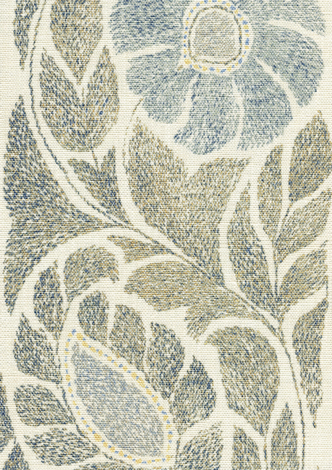 Lewis & Wood Kashmiri Spelt Made to Measure Curtains – fabric detail