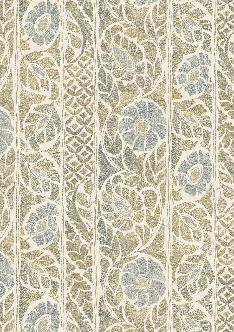 Lewis & Wood Kashmiri Spelt Made to Measure Curtains – close-up