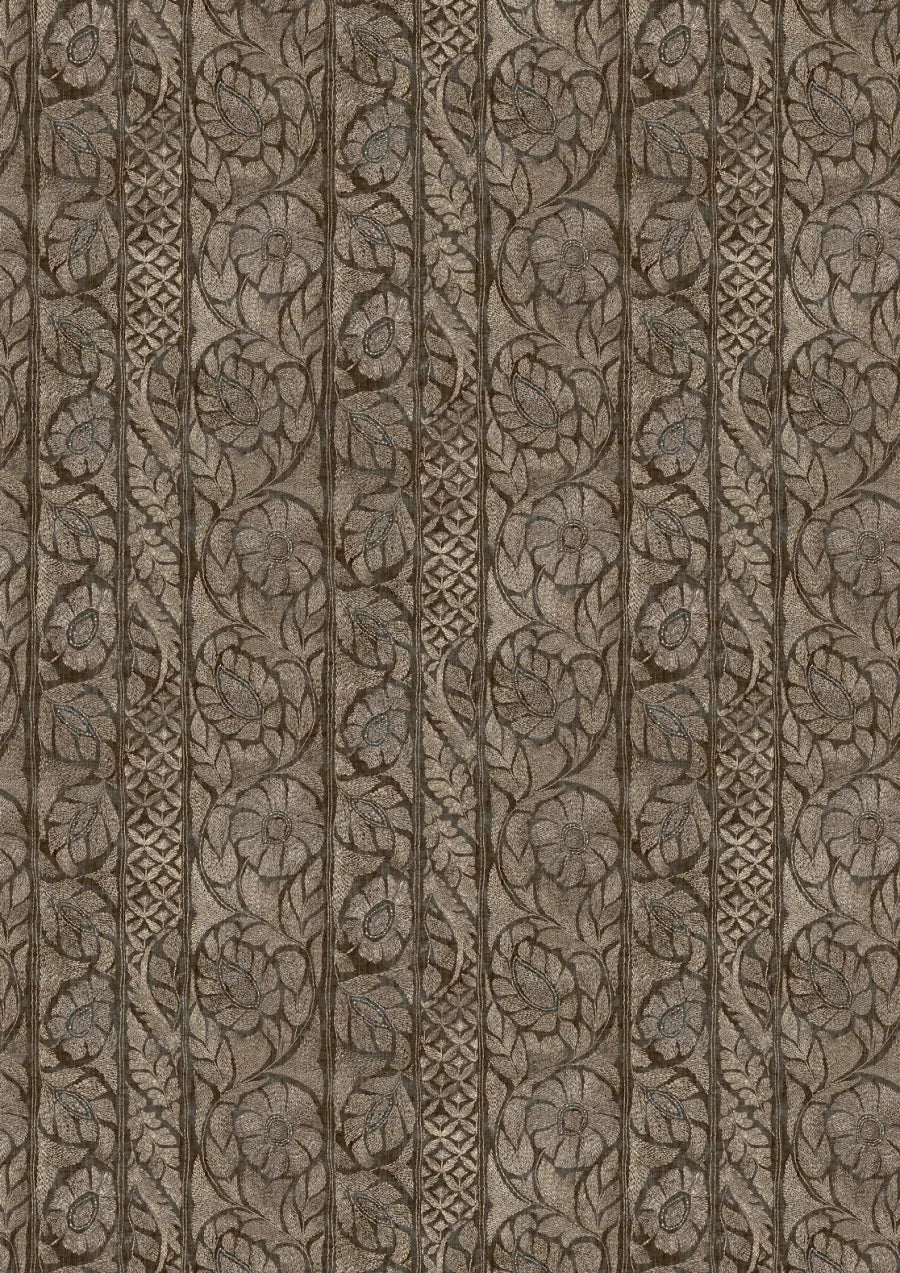 Lewis & Wood Kashmiri Turkish Coffee Made to Measure Curtains – full width