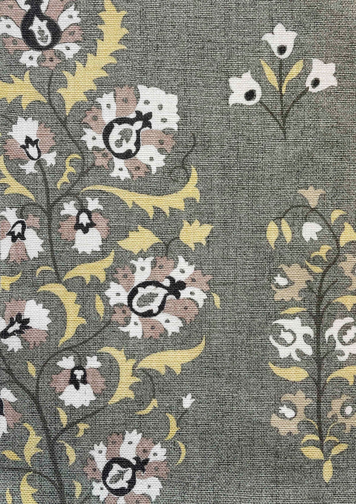 Lewis & Wood Lara Smoky Gold Made to Measure Roman Blinds – fabric detail