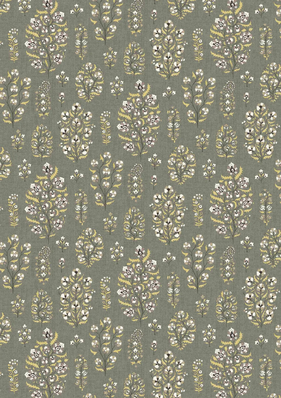 Lewis & Wood Lara Smoky Gold Made to Measure Roman Blinds – full width