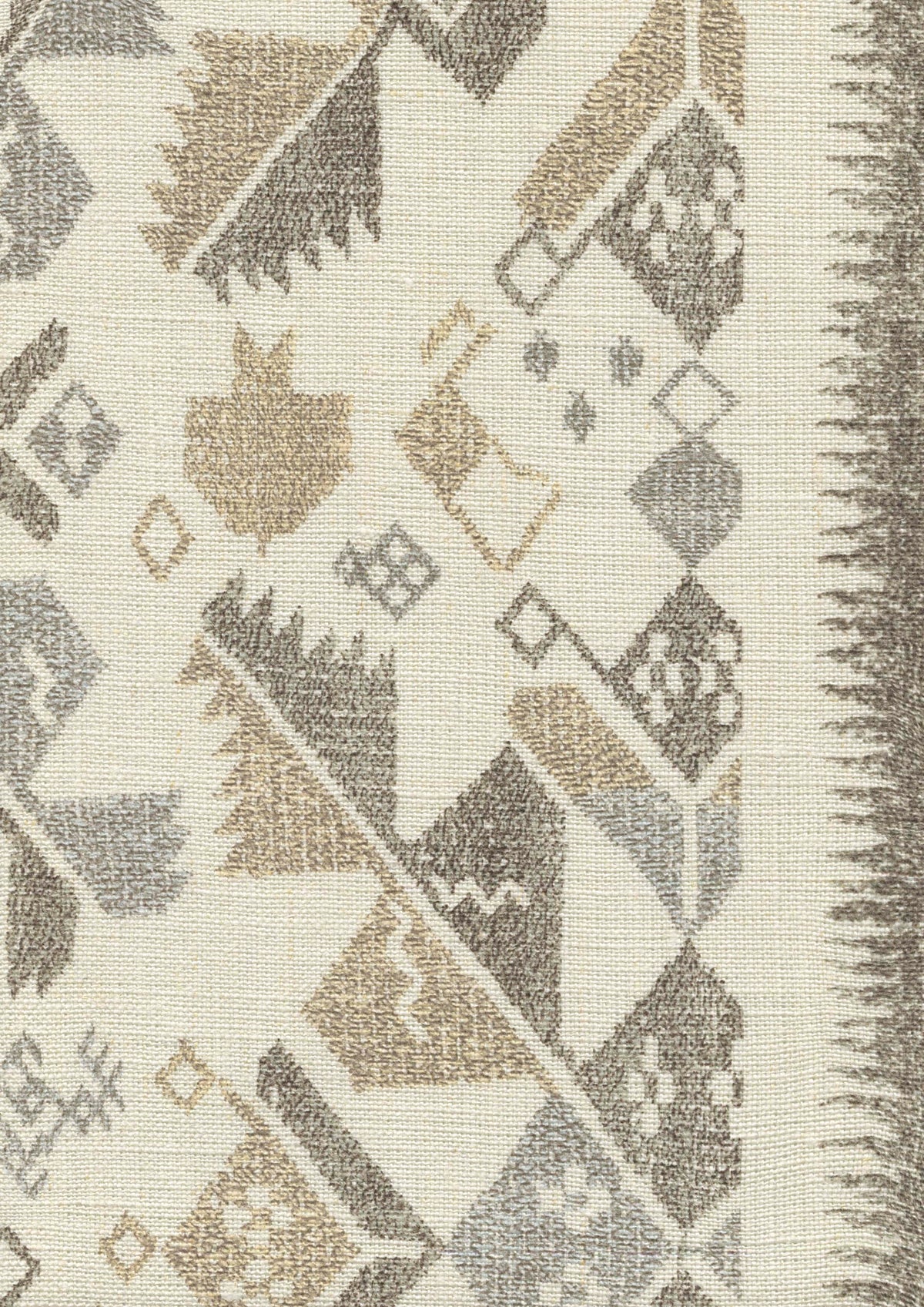 Lewis & Wood Metaxa Halva Made to Measure Roman Blinds – fabric detail