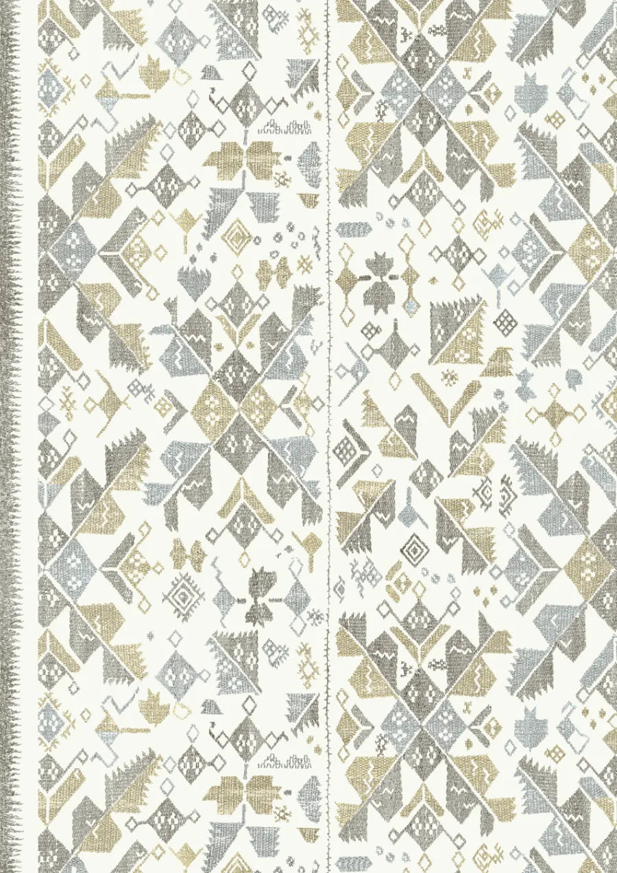 Lewis & Wood Metaxa Halva Made to Measure Roman Blinds – close-up