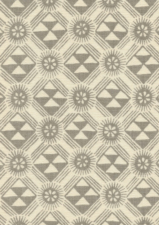 Lewis & Wood Monochrome Casement Made to Measure Roman Blinds – fabric detail