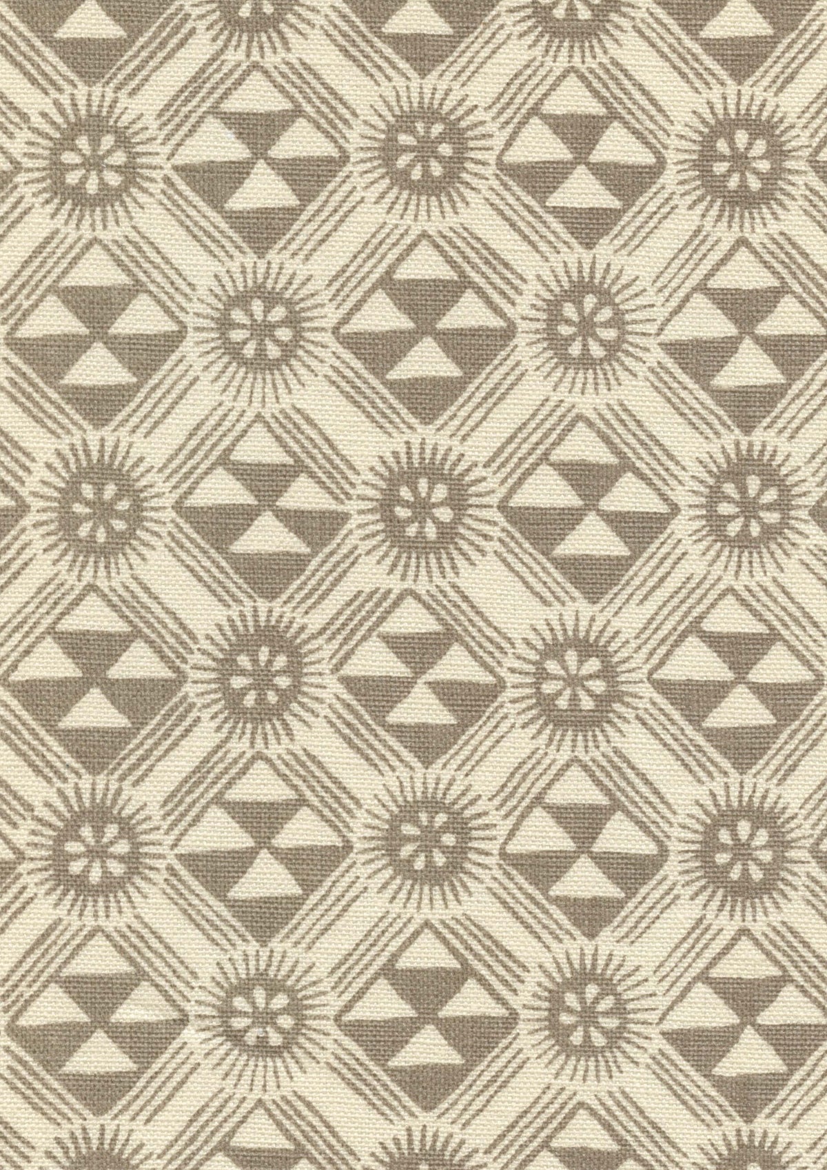 Lewis & Wood Monochrome Cocoa Made to Measure Curtains – fabric detail