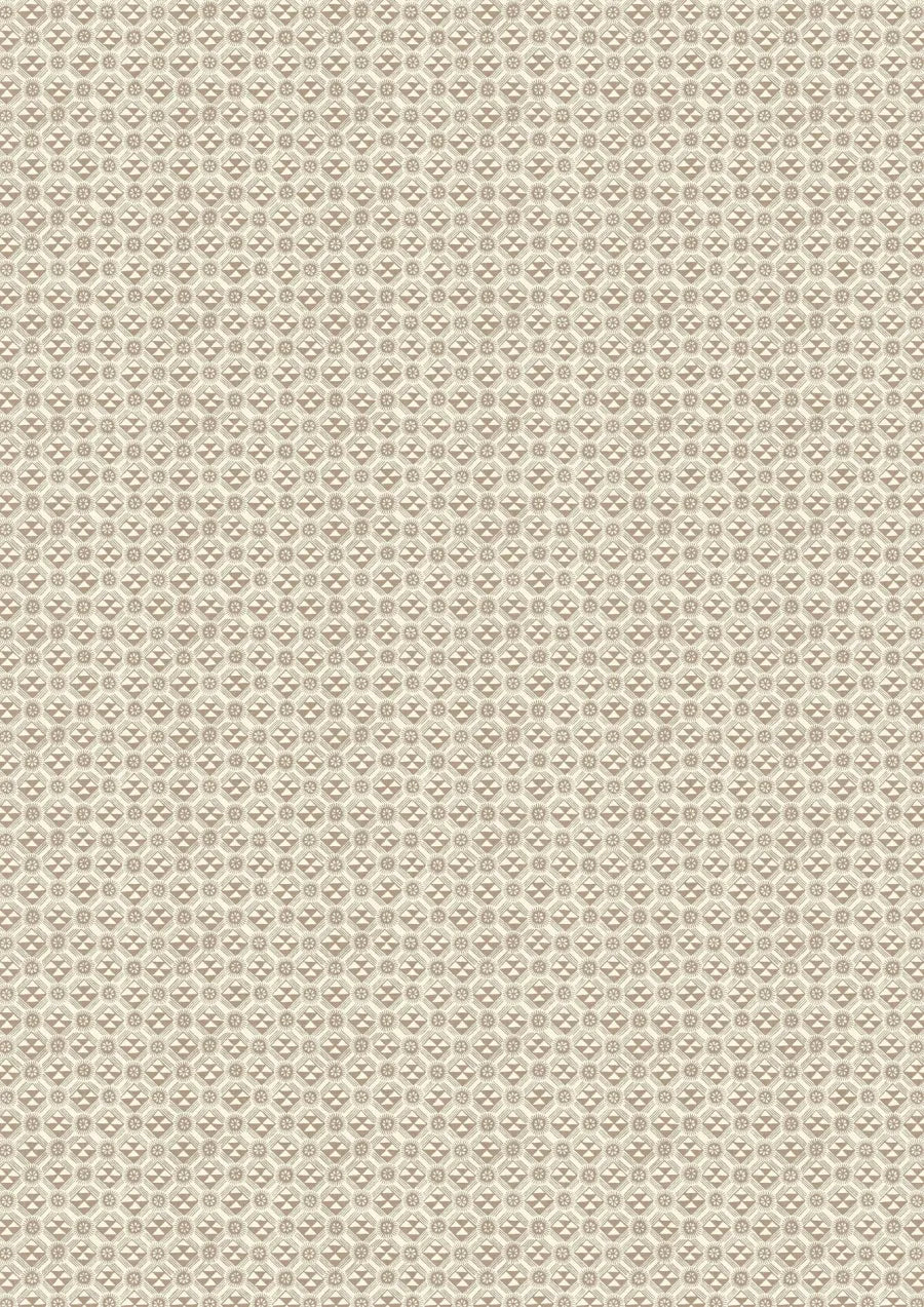 Lewis & Wood Monochrome Cocoa Made to Measure Roman Blinds – full width
