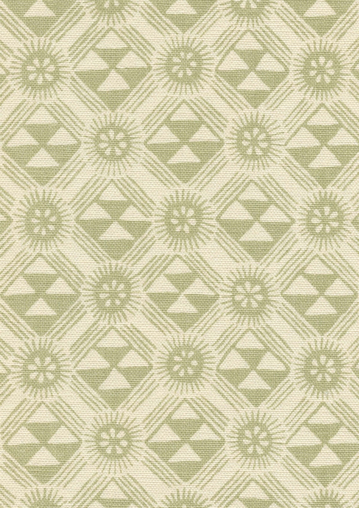 Lewis & Wood Monochrome Greengage Made to Measure Roman Blinds – fabric detail