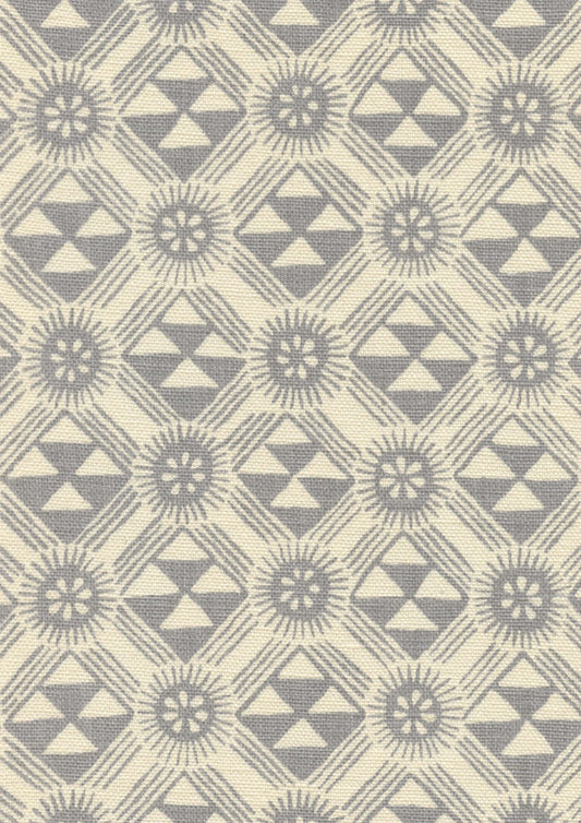 Lewis & Wood Monochrome North Light Made to Measure Roman Blinds – fabric detail