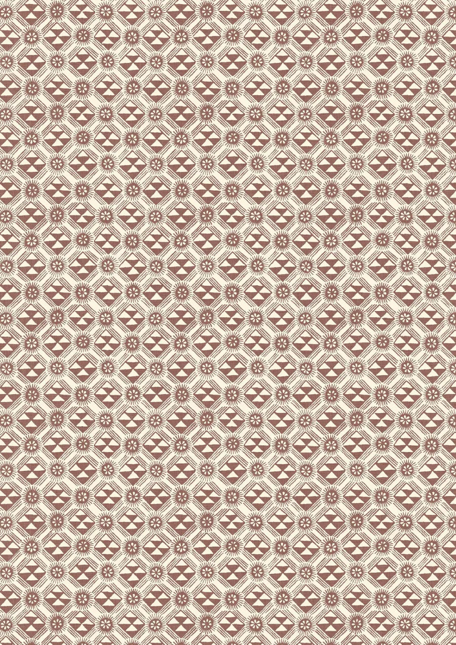 Lewis & Wood Monochrome Redwood Made to Measure Curtains – close-up