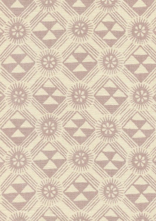 Lewis & Wood Monochrome Rose Made to Measure Roman Blinds – fabric detail