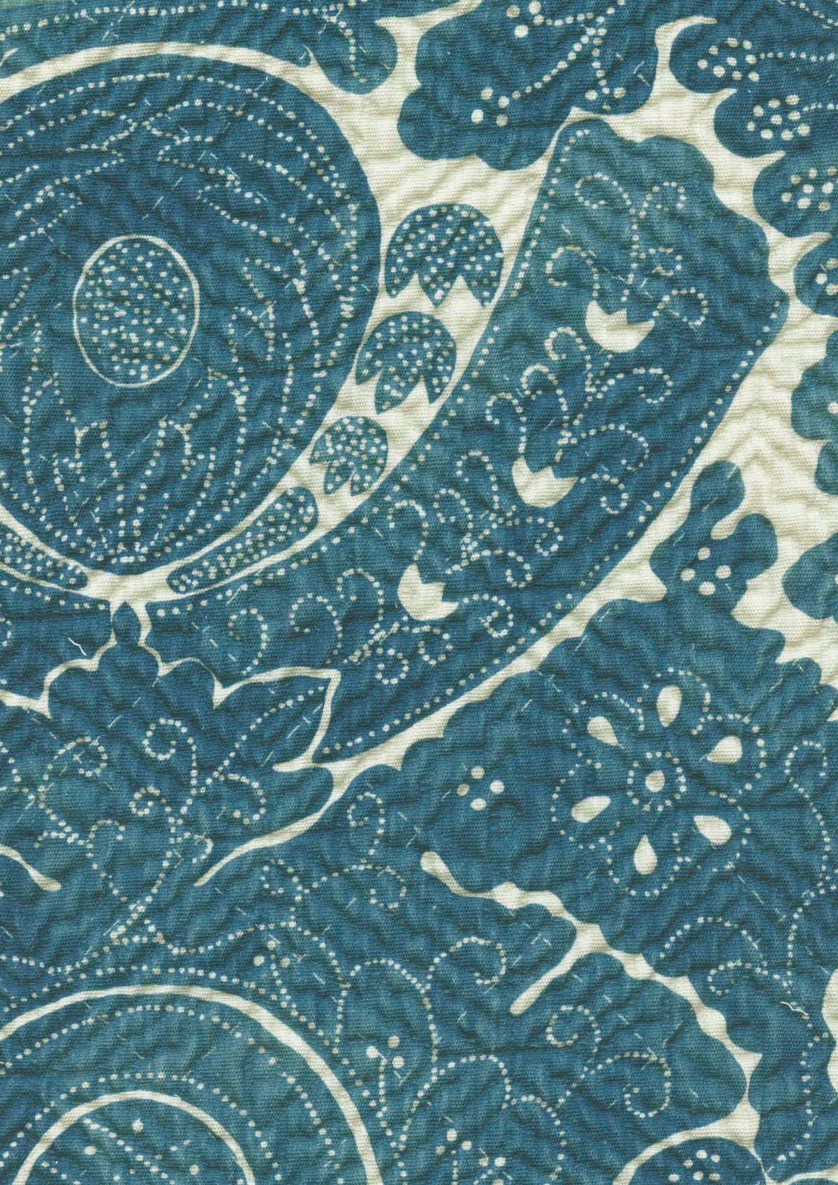 Lewis & Wood Nantes Indigo Made to Measure Roman Blinds – fabric detail