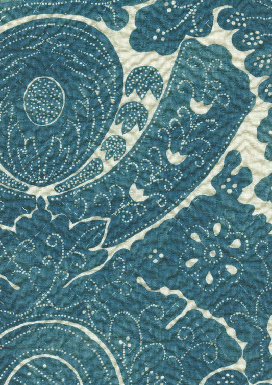 Lewis & Wood Nantes Indigo Made to Measure Roman Blinds – fabric detail