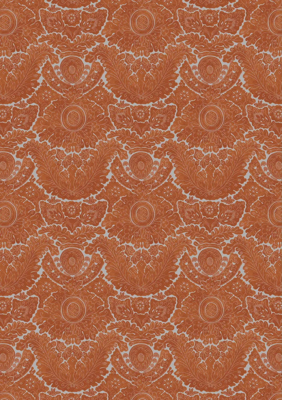 Lewis & Wood Nantes Overdye Ginger Hellebore Made to Measure Curtains – full width