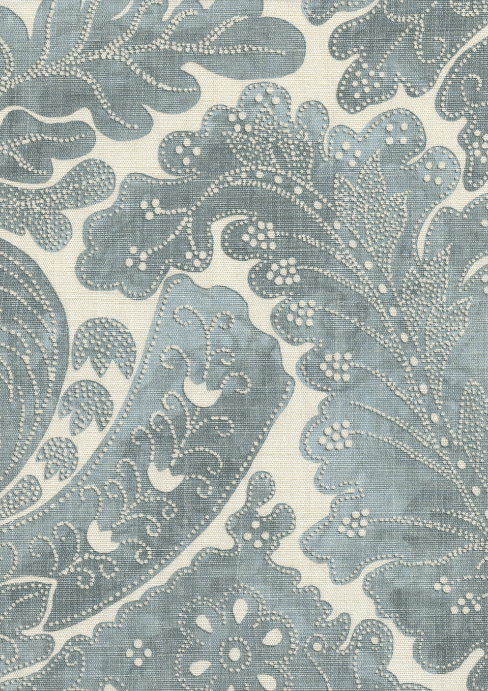 Lewis & Wood Nantessa Celeste Made to Measure Curtains – fabric detail
