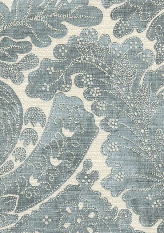 Lewis & Wood Nantessa Celeste Made to Measure Roman Blinds – fabric detail
