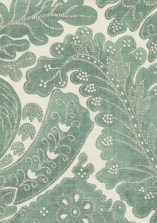 Lewis & Wood Nantessa Jade Made to Measure Roman Blinds – fabric detail