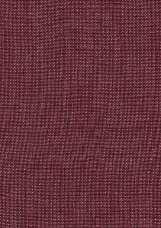 Lewis & Wood Oaksey Linen Cranberry Made to Measure Roman Blinds – fabric detail